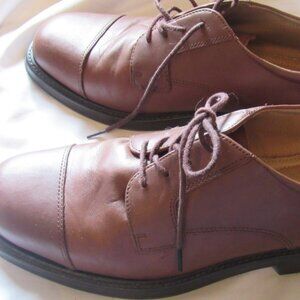 Croft and Barrow Riviera Brown Men's Lace Up Leather Shoes, Size 9M         F227